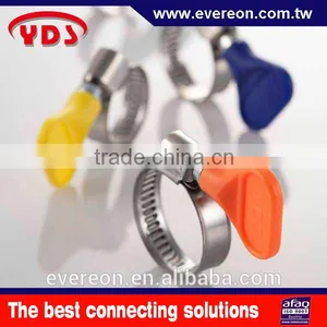 Stainless Steel Hose Clamp With Handle Garden Turn Handle Clamp thumbnail-1