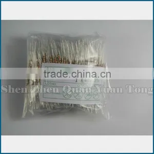 Resistors 1/4W 1K 5% DIP thumbnail-1