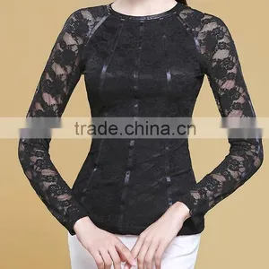 2015 Latest Design Ladies Sexy Transparent Lace Underwear thumbnail-3