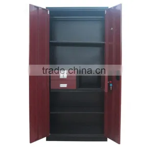 H1950 W900 D500 Steel Bedroom Wardrobe Design Supplier's Choice thumbnail-2
