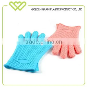 Heat Resistant Silicon Kitchen BBQ Cooking Funny Oven Glove thumbnail-1