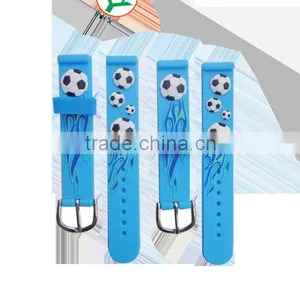 2016 Novelty Custom Made Silicone Rubber Watch Wristbands Kids for Events thumbnail-6