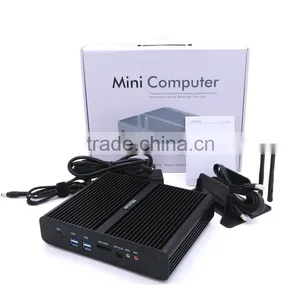 Barebone Fanless Mini pc Intel i7 4650u HD 5000 Dual HDMI 2 Ethernet Gaming Computer Supplier's Choice thumbnail-5