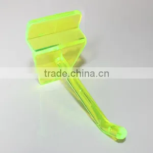 Wholesale Colorful Slatwall Clear Plastic Hanger Hooks for Debris thumbnail-6