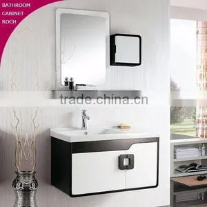 ROCH 2014 Simple Nice Solid Wood Bathroom Cabinet Ceramic Basin thumbnail-1