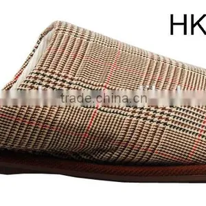 2015 Jinjiang Quality Soft Cotton Fabric Man Bathroon Slipper Wholesale thumbnail-1