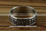 Silver 925 Russian Orthodox Ring. Burnished Silver thumbnail-1