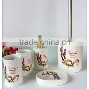 New Decal Ceramic Bathroom Accessories thumbnail-1