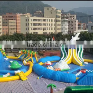 2013 New Designed Thrilling Inflatable Water Park / Inflatable Water Sport thumbnail-1