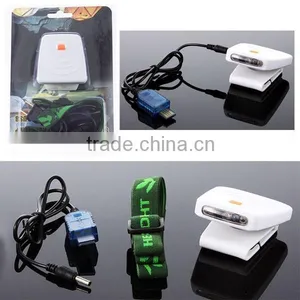 Hot Sale 3 Bright Led Headlamp Flashlight With Induction Function thumbnail-6