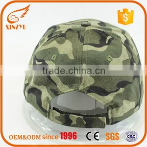 Wholesale 3D Embroidery Camo 6 Panel Baseball Cap Customizable 100% Cotton Baseball Cap Hat thumbnail-4