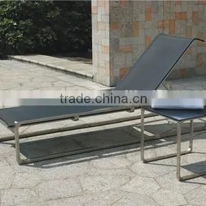 Outdoor Patio Furniture Stainless Steel Folding Leisure Sling Chair thumbnail-1