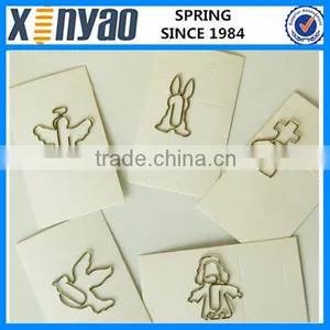 Hight Quality Promotional Gifts Custom Logo Metal Silver Birds Shape Paper Clips thumbnail-3