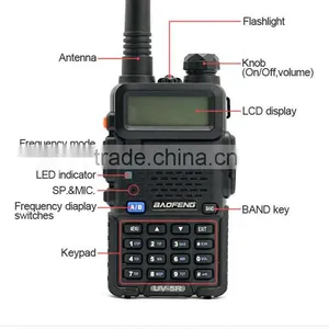 BaoFeng UV5R Two Way Radio 136-174/400-520 MHz VHF/UHF Ham Radio Baofeng UV-5R thumbnail-3