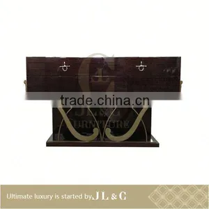 JB71-05 2013 French Style Mirrored Console Table With Solid Wood in Living Room From JL&C Furniture Designs 2014 thumbnail-1