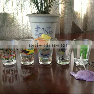 Wine Glass Cup With Paper Decal Logo thumbnail-1