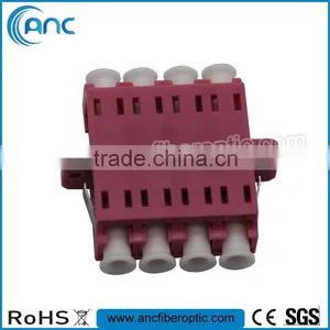 Blue Quad sm lc Fiber Optic Adapter/adaptor thumbnail-5