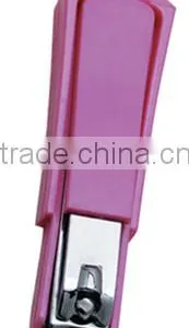 Pink Color Nail Clipper With Holder thumbnail-1
