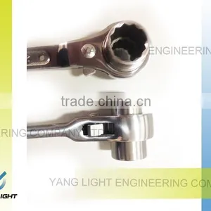 Taiwan Manufacturer Made Stainless Steel 304 Hight Quality Forged MILLING MACHINE Welding Polished Socket Wrench thumbnail-2