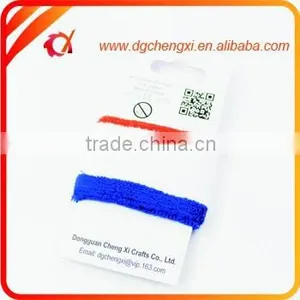 Sports 100%Cotton Wristband Customized Sweatband thumbnail-2