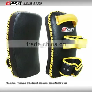 Top Cowhide Leather Thai Punch Pad GX9352-1 Yellow Color thumbnail-3