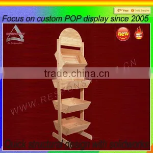 Solid Wood Material Bakery Rack, Bread/ Snacks / Candy Display Stand thumbnail-5