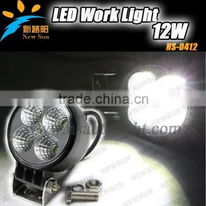 12w Super Brightness Motorcycle Led Work Lamp , 12w Led Round off Road Driving Light for Truck ,Factory Price Led Fog Lamp thumbnail-1