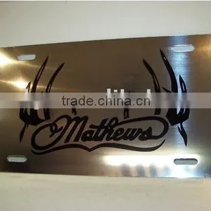 Metal Car Number Plate, Car License Plate, Metal Plate thumbnail-1