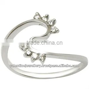 Cheap Diamond Rings, White Gold Diamond Ring, White Gold Rings thumbnail-1