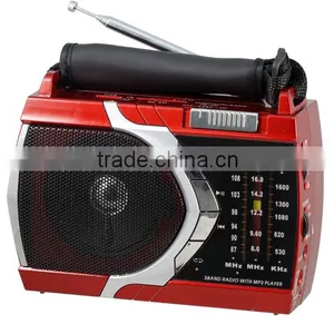 Classical AM FM Portable Radio With Tuning and Metal Antenna thumbnail-3