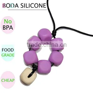 Chian Manufacturer Teeting Necklace Silicone Necklace thumbnail-1