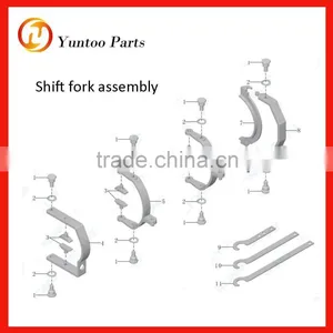 Qijiang Gearbox Assembly Transmission Parts Shift Fork Assembly 1701-02338-06 thumbnail-1