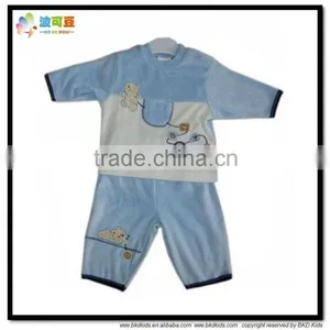 BKD2015 New Arrival Baby Boy Velour Sets thumbnail-1