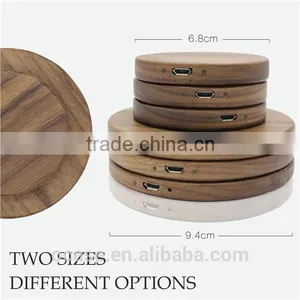 Eco-friendly Style Wood Bamboo QI Universal For Iphone Wireless Charger. thumbnail-6