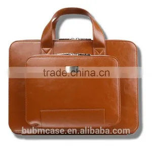 BUBM 2016 PU Leather For MacBook Air Bag Coffee Grey Beige Color for Your Choose thumbnail-3