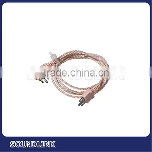 Hearing Aid Component of Beige 3pin Cords for Body Aids With High Quality thumbnail-1
