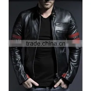 Michael Jackson Thriller Red Leather Jacket,Richa Drive Leather Jacket,Designer Leather Jackets Men thumbnail-3