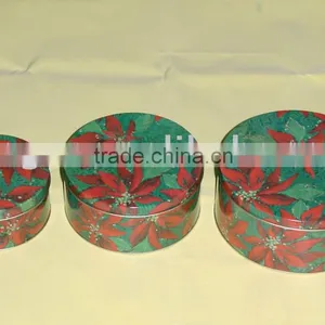Tin Box for Christmas Biscuits, Tin Boxes for Cookies, Rectangular Biscuit Cookies Tin Box thumbnail-1