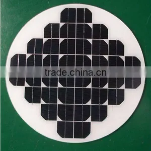 2.2W 12V Round Solar Panel With 30cm Connecting Wire thumbnail-1