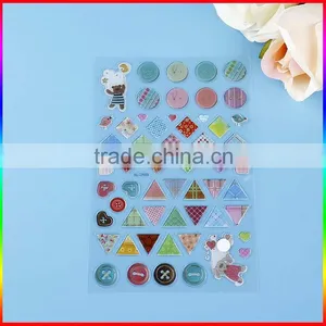 Full Color Printing Die Cut Hologram Epoxy PVC Sticker for Children thumbnail-4