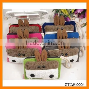 2014 Fashion Lovely Animal Silk Woman Coin Wallet Wholesale ZTCW-0004 thumbnail-1