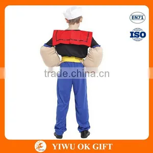 Wholesale Carnival Party Cartoon Popeye Kids Performance Cosplay Costume Suit thumbnail-3