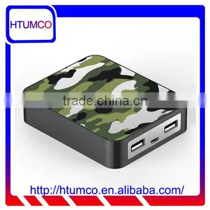 Green Camouflage Portable Charger Power Bank 10400mAh for Smartphone thumbnail-1