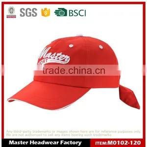 100% Polyester Sports Cap With 3D Embroidery and Rhinestone thumbnail-1