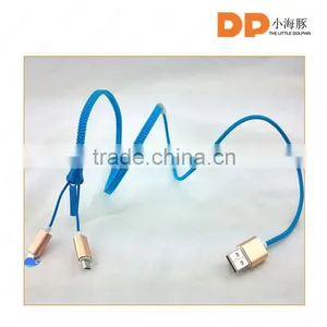 Creative Gifts Flat Cable High Speed Zipper Usb Charging Cable Sync Data Cable thumbnail-2