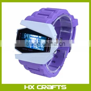 New Arrival Products Silicone Colors Digital LED Watch Design Your Own Wristbands Water Resistant Men Led Watch thumbnail-2