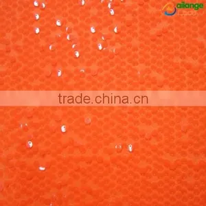 Fashion Orange African Sequin Laces for Party Decorative thumbnail-1