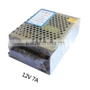 Waterproof Led Power Supply 12v 7a 110v/220v dc Switching Power Supply 12V SMPS Adapter for Led Strip Light Power Supply thumbnail-4