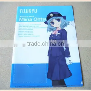 Fancy Clear L Shape File Folder UV Printing thumbnail-5