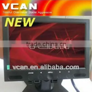 VCAN TM-7056 7 Inch Hot Sale Car Monitor tv With Touch Button thumbnail-1